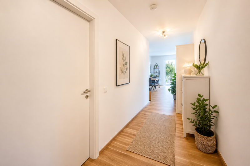 Luftiger Flurbereich Wohnung Freising
