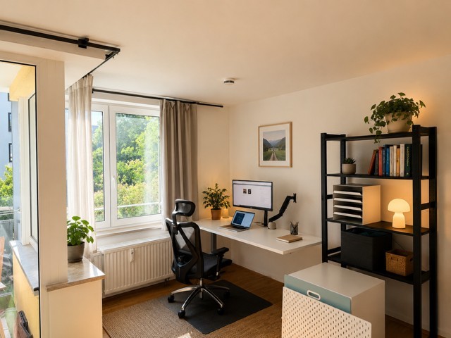Raum derzeit Arbeitsecke Wohnung M�nchen