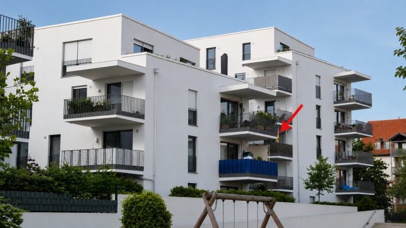 Wohnanlage SW Ansicht Wohnung Freising