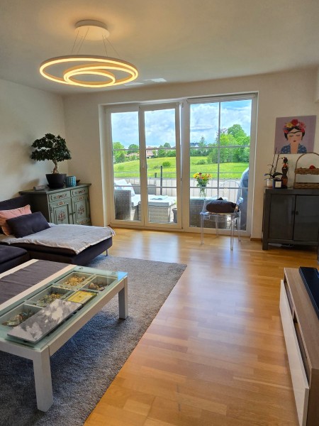 Blick in den Wohnraum Wohnung Starnberg