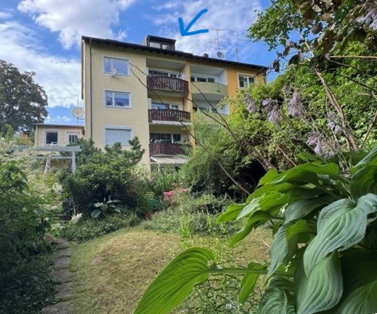 Gartenansicht S�dseite Mehrfamilienhaus F�rstenfeldbruck
