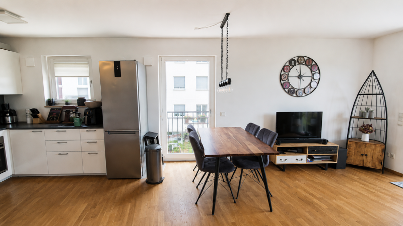 K�che und Essplatz Wohnung Freising