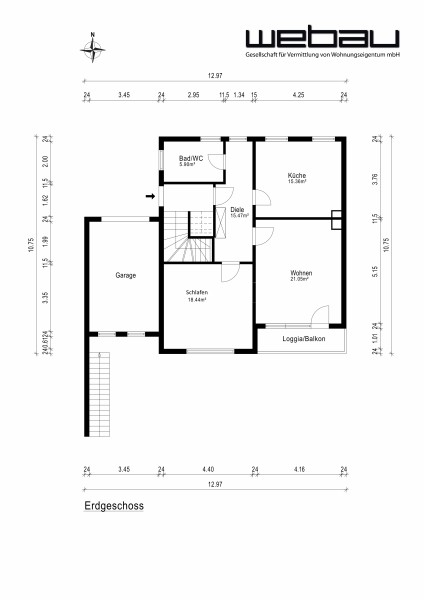 Plan EG Mehrfamilienhaus F�rstenfeldbruck